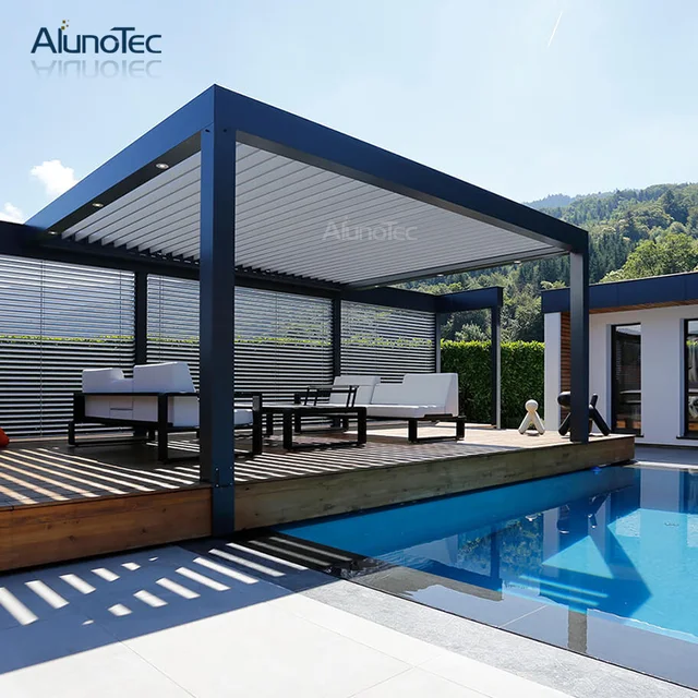 Diy Pergola Designs China Supplier Roof System Louvered
