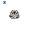 Bafang hardware fasteners metal zinc hex flange nylock nut of DIN6926