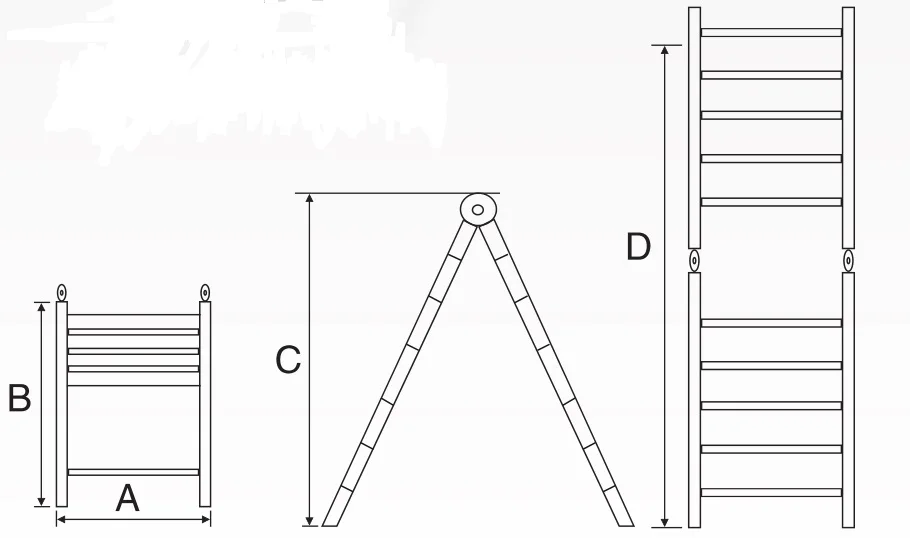 Aesthetic Appearance 5m Aluminium Folding Ladder En131ce Buy