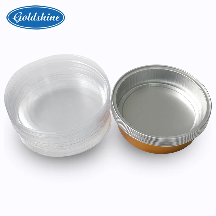 Factory Supply Small Aluminum Foil Cake Cup Round Shape Container