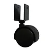 Custom Black PA6 Nylon U Shape Computer Desk Caster