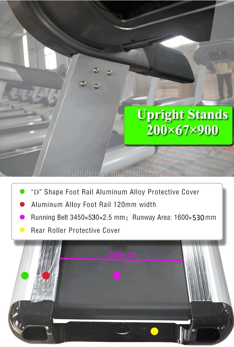 treadmill with electric motor