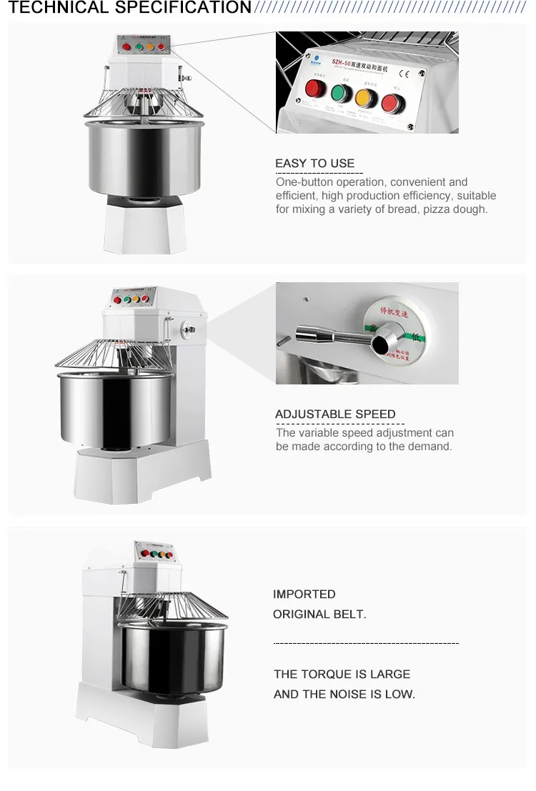 20 Litre Industrial Bread Dough Mixer Dough Kneading Machine