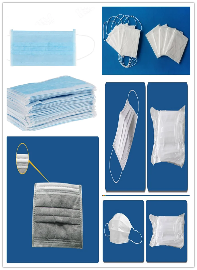 Surgical Pure Cotton Sterilized Disposable Gauze Face Mask / Protective