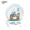 Customized Design Castle Mystic Glass Globe Snow White Castle Snow Globe