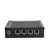 Firewall Barebone intel J1900 nano Fanless Mini Pc Pfsense router server with 4Lan