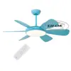 110 220V remote control 52 42 inch LED ceiling fan with light