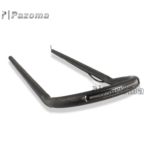DEL Frein Feu Arrière Pour Moto 7//8/" Cafe Racer Siège Arrière hoop frame Loop