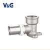 Professional 1/2 Inch Nickel Plating Brass Compression Pvc Pipe Fitting