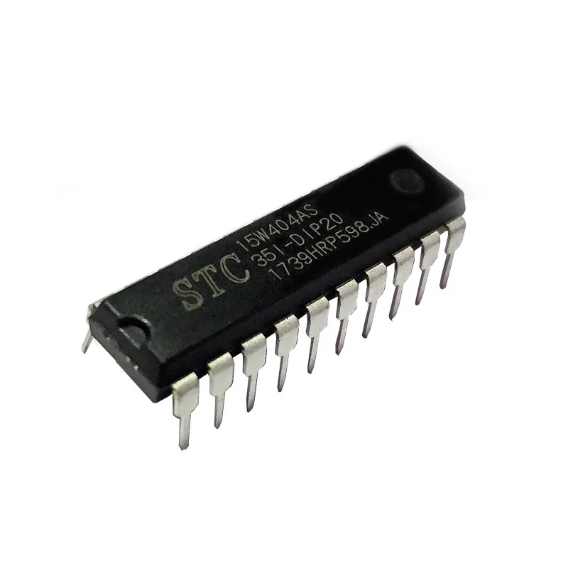 dip-20 mcu 直接插入 ic 微控制器芯片 stc15w404as-35i