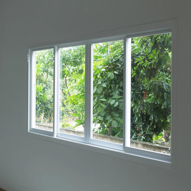 product-Black Color Double Glass 5mm+9 Airspacemm+5mm Sound Insulation Aluminum Sliding Window-Zhong