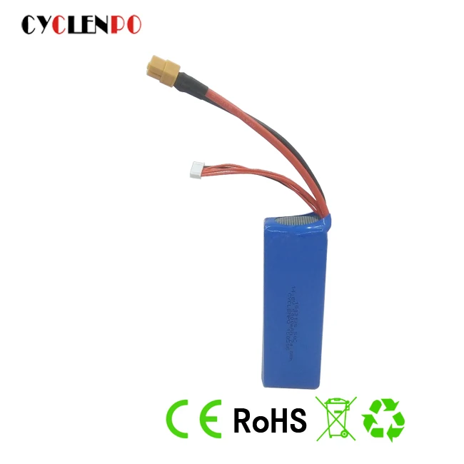 Литий-полимерный аккумулятор 14,8 В 5000 мАч 50C самолет 3,7 В вертолет батареи 120 мАч с высокой скоростью разряда