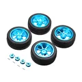 4PCs Rim and Tires with 7mm To 12mm Adapter For A959 B 1 18 WLtoys A949