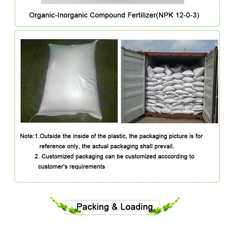 Manufacture price for agriculture Organic fertilizer NPK 12-0-3