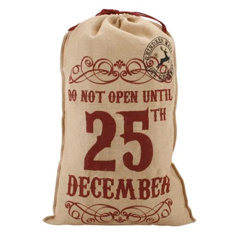 Large Christmas Burlap Sack Jute Bags For Coffee Beans Large Christmas Burlap Sack Jute Bags For Coffee Beans Drawstring Whole