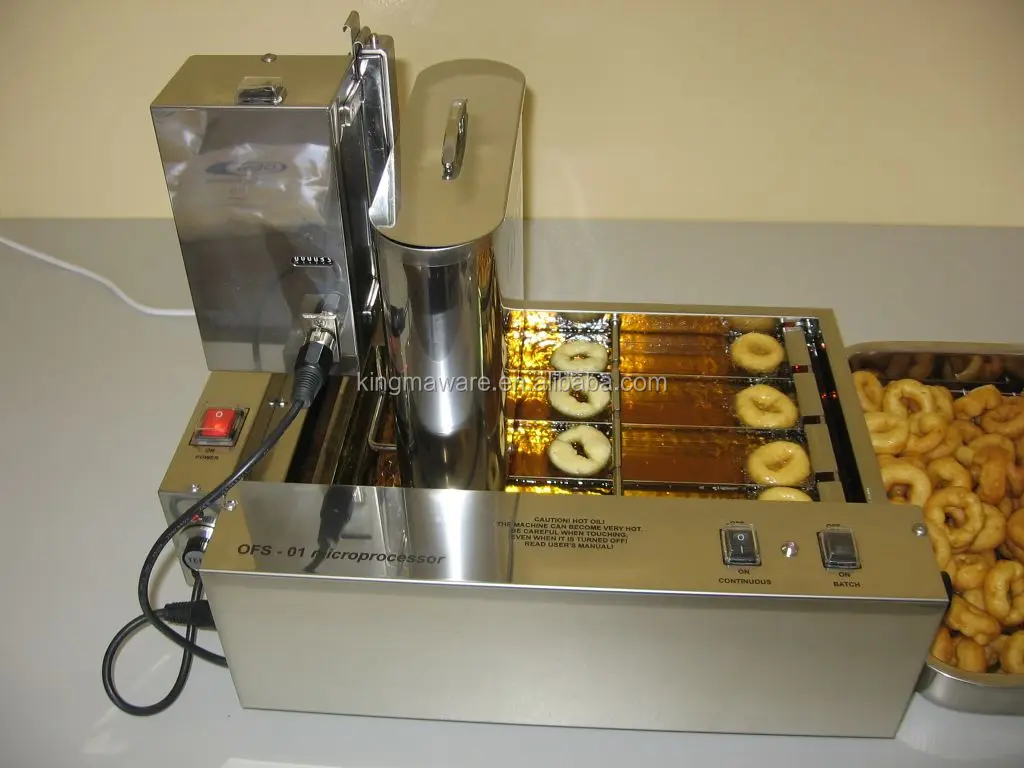 Professional Small Business Compact Donut Fryer Maker Machine 110 Pc/h Tank 