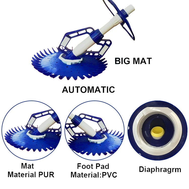 Professional Automatic Swimming Pool Vacuum Cleaner,Powerful Suction