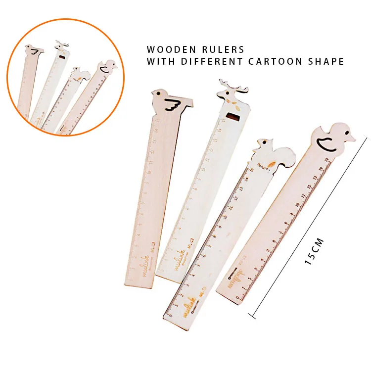 Promotional Wholesale School Stationery Unique Shaped Bulk Gift Wooden