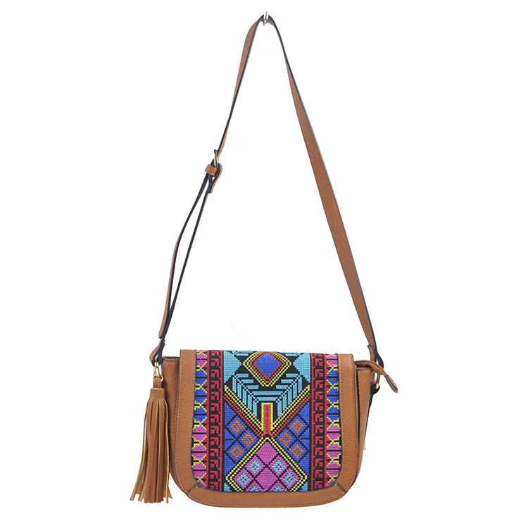Vintage Fabric Boho Aztec Tribal Female Handbag Women Crossbody Bag ...