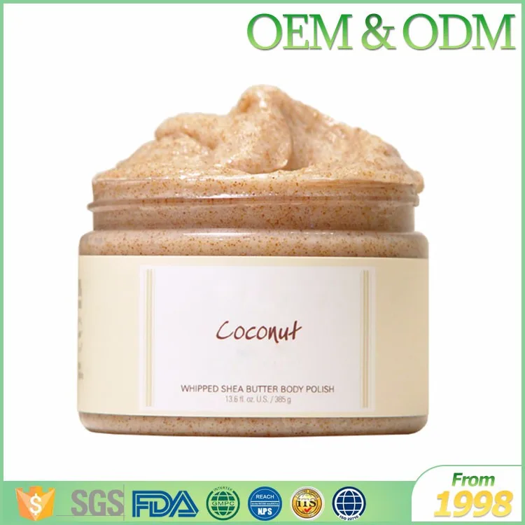 Private Label Jar Package 100 Natural Body Coffee Scrub Soothing