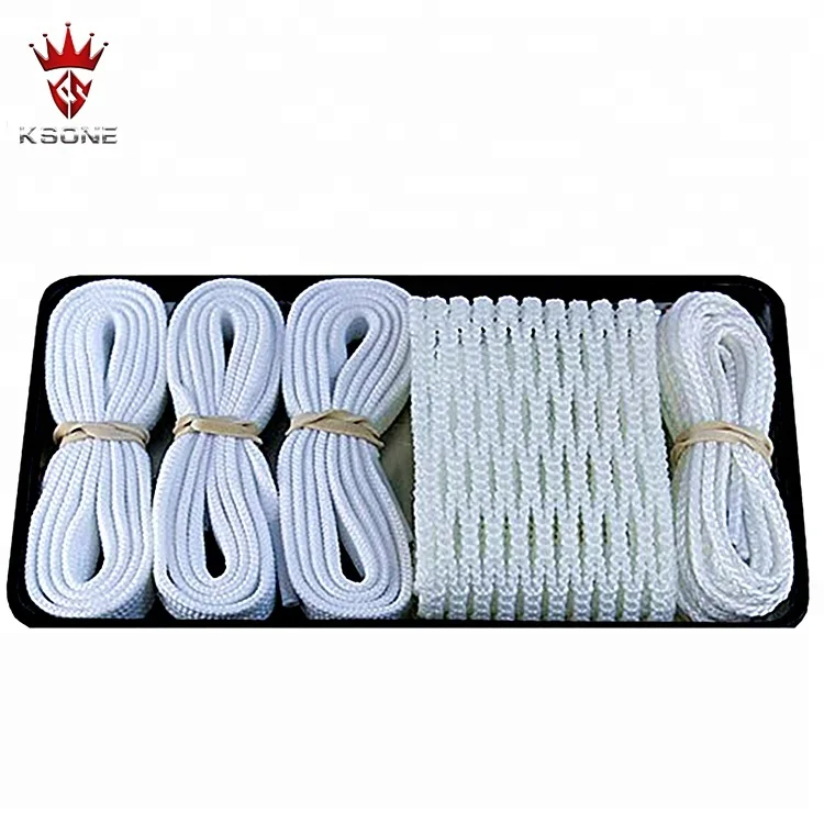 High Quatity White Semi-Soft Lacrosse Mesh Stringing Kit.jpg
