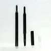 Double end empty cosmetic eyebrow pencil packaging