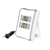 Luxury Fancy Design Double LCD Display Indoor Outdoor Thermometer
