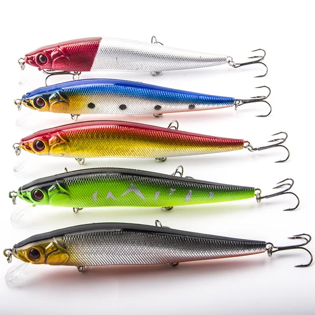 Fishing Tackle Lure 3d Eyes 14cm 23g Hard Bait Fishing Lure Minnow With ...