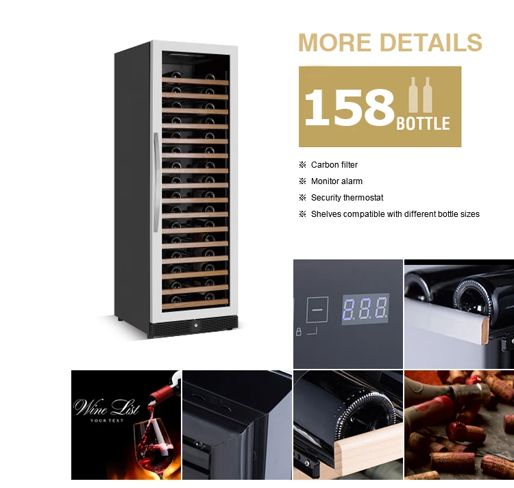 450l (168 Bottles) Hot Sell Humidity Control Compressor Horizontal