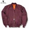 oem service men waterproof warm quilted bomber jackets in winter