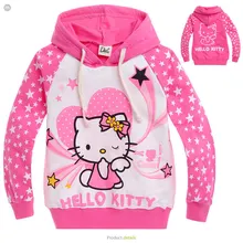 Holčičí růžová mikina Hello Kitty z Aliexpress