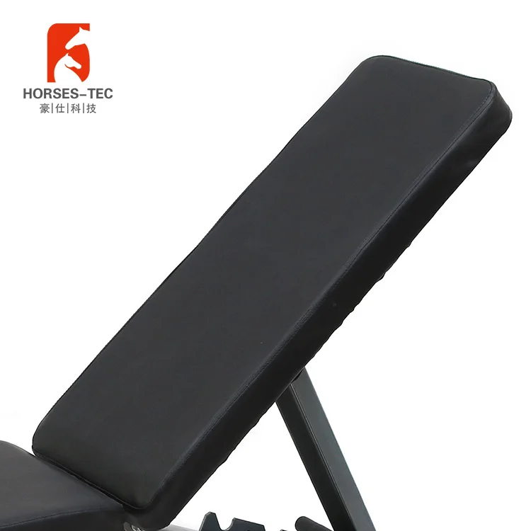 Folding bodybuilding machine lifting weight bench gym