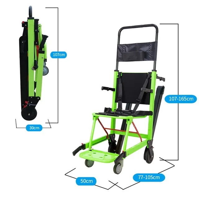 Aluminum Alloy Manual Foldable Stair Climbing Wheelchair Buy Climbing