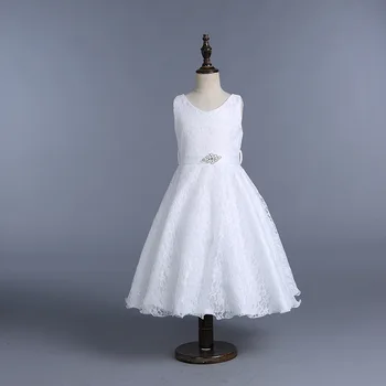 Robe Longue Demoiselle D Honneur Mariage Robe Dentelle Fille 5 A