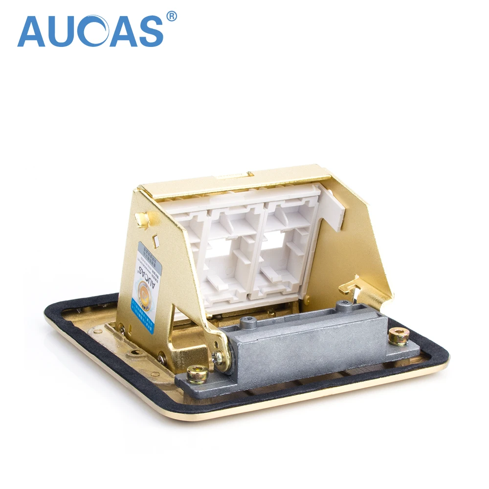 2018 New Aucas High Quality Waterproof Electrical Floor Socket Box