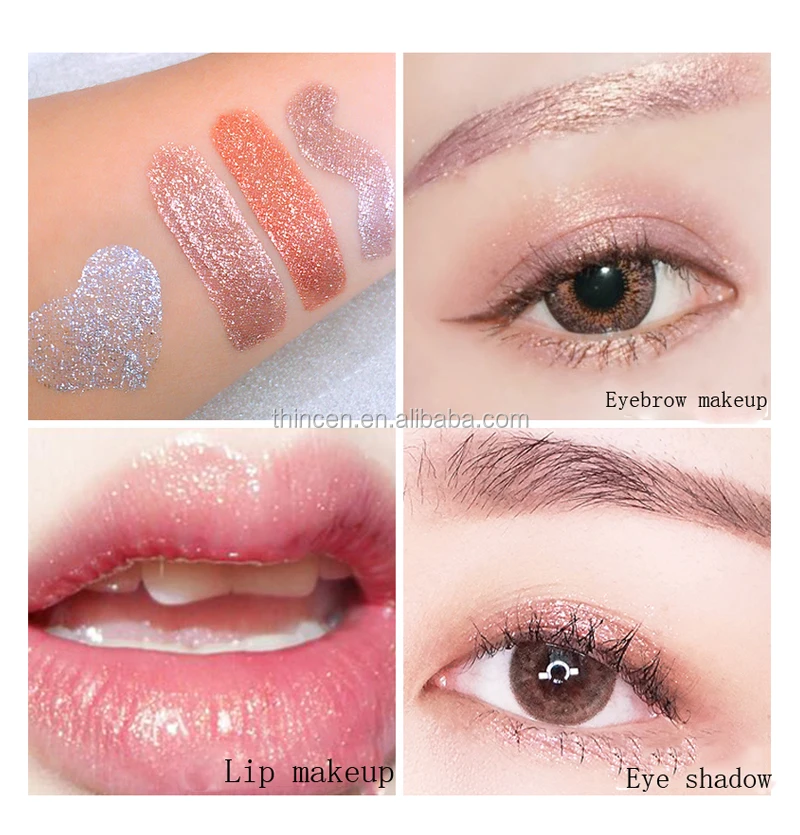 Private Label Cosmetics Eye Make Up Liquid Glitter Eyeshadow
