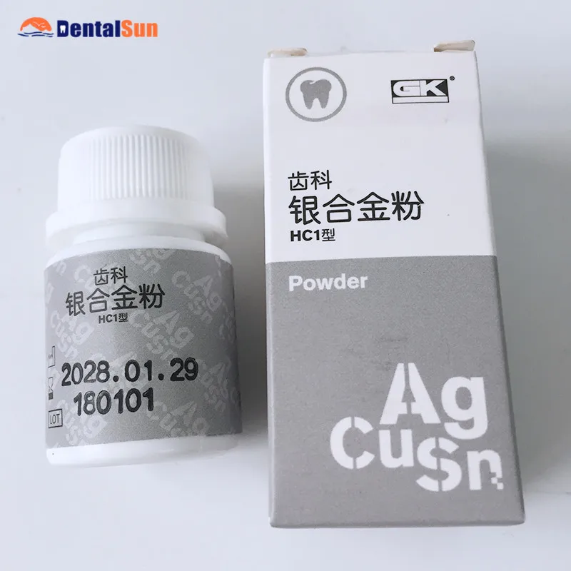 Dental Amalgam Alloy Powder/gk Alloy For Dental Amalgam 50g/bottle