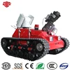 Leading fire fighting mobile robot