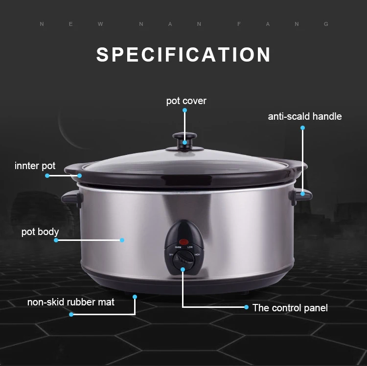 Oval Food Warmer 8 in 1 Cooker the Kitchen Appliances Portable