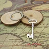 Key chain 57*15 mm vintage skeleton key pendants DIY Men Jewelry Car Key Chain 30 mm Ring Holder Souvenir For Gift