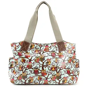 Hot Ing Funny Oilcloth Owl Bag Custom Printed Canvas Tote Bags Whole