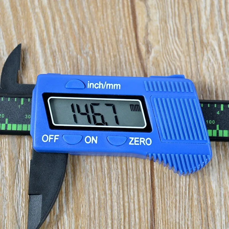 游标千分尺数字液晶碳纤维蓝色电子卡尺 - buy caliper,electronic