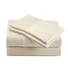 415 Thread Count - 100% Peruvian Pima Cotton - Percale - Bed Sheet Set (Queen, Iron Grey)