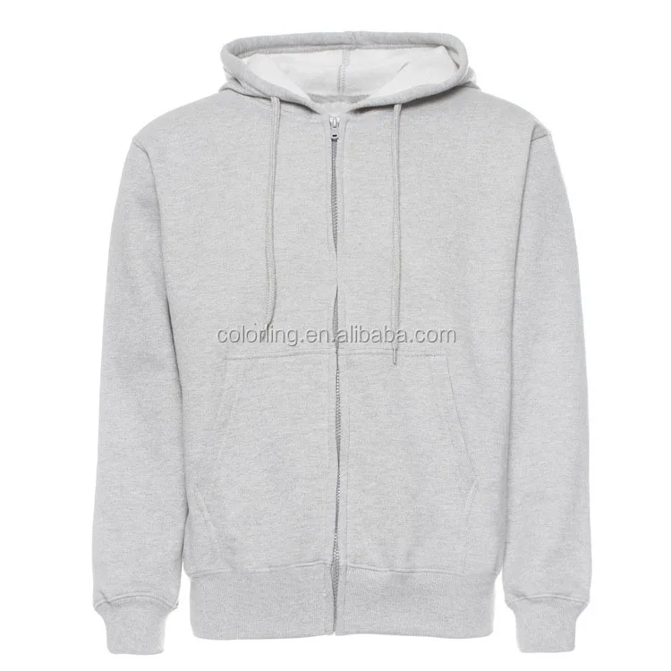 full zip hoodie over face plain