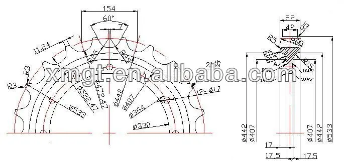 Dresser Td25m Segment Group Bolt Nut For Dozer Construction Spare