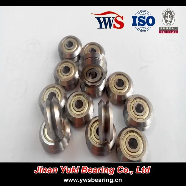 V Slot Stainless Steel 4x14.84x6.35 Delrin Roller Traction Wheel