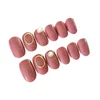 decorated full-covered press on art nail tips