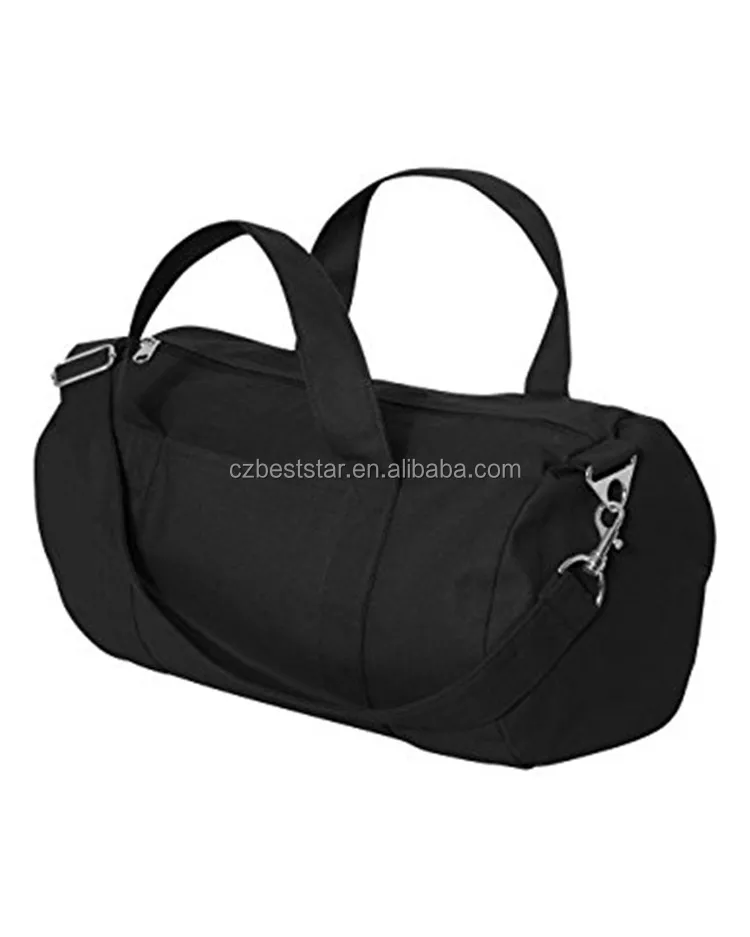 cotton canvas duffle bag