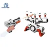 Safe Soft Bullet Plastic Shooting Gun Battery Operated Musical Toys with Target For Children