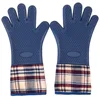 heat resistant bbq mitts silicon machine washable and FDA free.